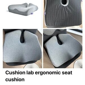 Cushion Lab Gray Ergonomic Seat Cushion